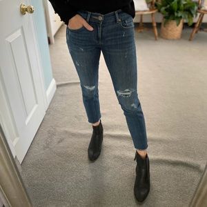 Loft cropped jeans